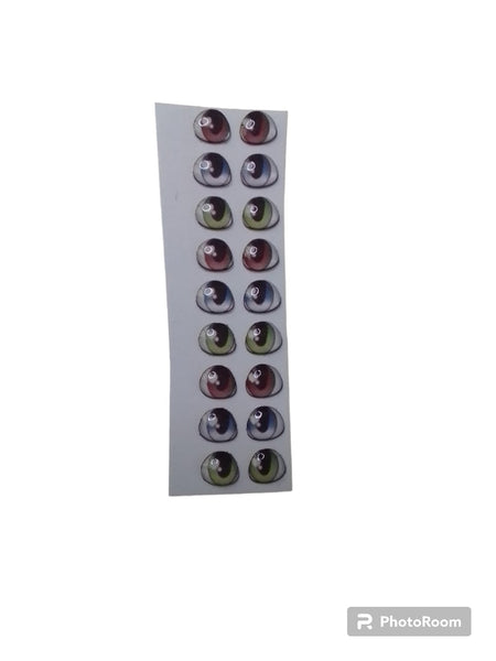 REF: 80000V149 ADH. OJOS RESINADOS # 29 * 9 PARES 0.5 MM