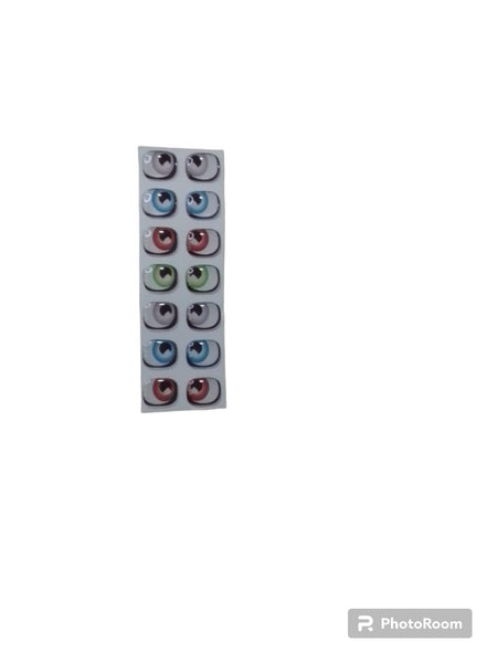 REF: 80000V094 ADH. OJOS RESINADOS # 20 * 7 PARES 0.8 MM  HASTA AGOTAR EXISTENCIAS