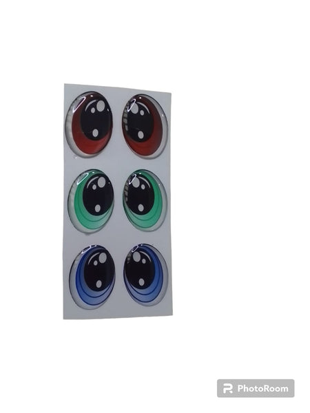 REF: 80000V111 ADH. OJOS RESINADOS # 22 * 3 PARES 2 CMS