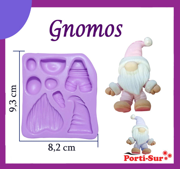 REF: 70000A184 MOLDE SILICONA NOEL GNOMO