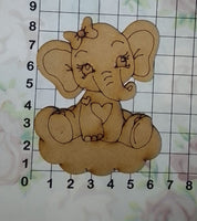 REF: 801000411 LASER APLIQUE ELEFANTE NIÑA NUBE 8*6 CMS