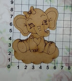 REF: 801000411 LASER APLIQUE ELEFANTE NIÑA NUBE 8*6 CMS