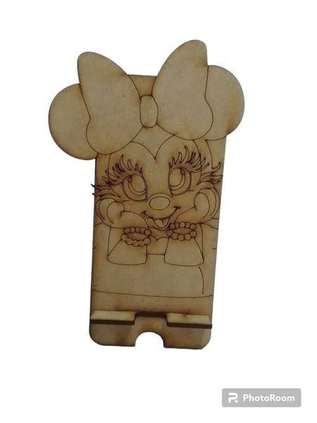 REF: 801000423 LASER PORTA CELULAR MINNIE MOÑO 20 ALTO *13 ANCHO * 9 FONDO