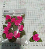 REF: F00001334 FLOR ROSAS HOJAS X 10 UND BC