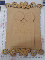 REF: 300113096 LASER RECUADRO SAGRADA FAMILIA PONZETIAS 40*29 (LIBRE)