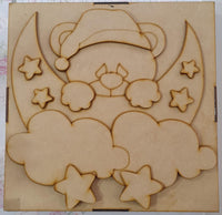 REF: 300101429 LASER CUADRO 30*30 CMS OSA ESTRELLAS- LIBRE