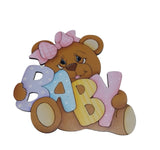 REF: 801000418 LASER APLIQUE OSITA MOÑO BABY 16*14 CMS