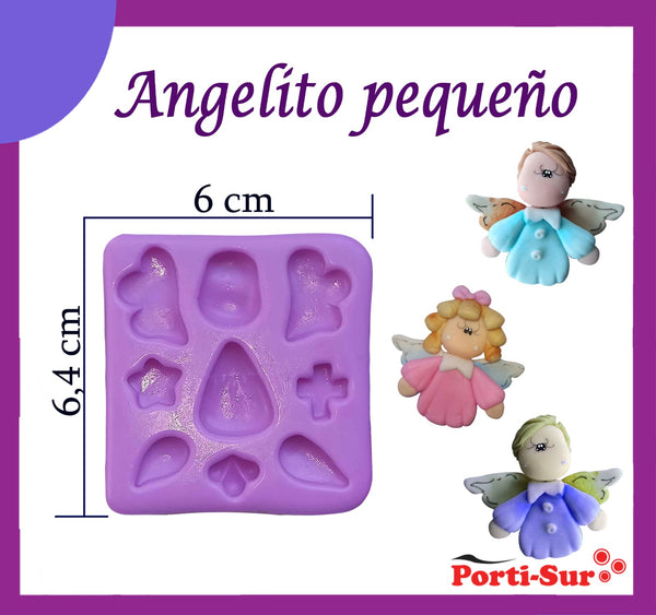 REF: 70000A237 MOLDE SILICONA ANGEL PEQUEÑO