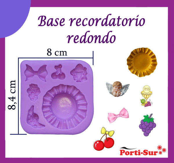REF: 70000A239 MOLDE SILICONA BASE CIRCULAR ACCESORIOS