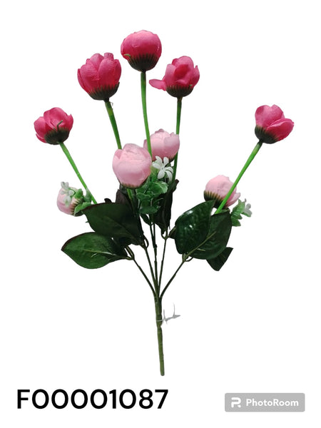 REF: F00001087 FLOR ARTIFICIAL ROSAS BOTONES REF MN05449