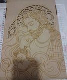 REF: 300101606 LASER RECUADRO SAGRADA FAMILIA  35*22 CMS(LIBRE)