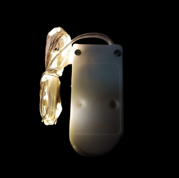 REF: 000008508 ACC. LUZ LED * 1 MTS PILA RELOJ AMARILLA 10 BOMBILLOS