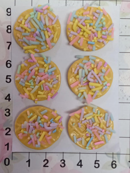 REF: A00001424 APLIQUE GALLETAS CHISPAS COLORES *6 UND MD