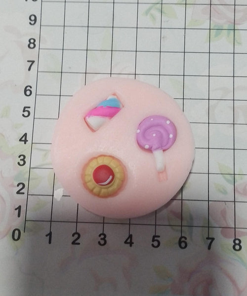 REF: 70000F195 MOLDE SILICONA CON FIGURA CARAMELO GALLETA