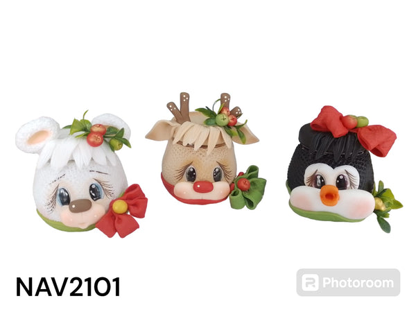 REF: NAV.BOMBONERAS NAVIDEÑAS STDA ALTO 7.7 DIAMETRO 7.5 CM