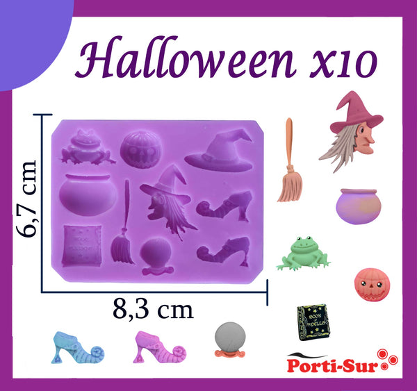 REF: 70000A251 MOLDE SILICONA HALLOWEN SURTIDO