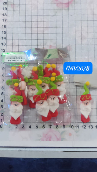 REF: NAV002078 NAV.PREDEDOR PAPA NOEL GORRO LARGO *10 UND