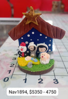 REF: NAV001894 NAV. PESEBRE REDONDO 3*3 CMS