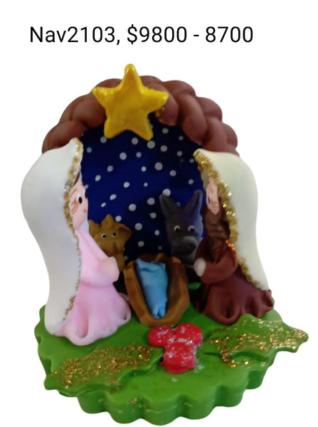 REF: NAV002103 NAV.PESEBRE CABAÑA PONZETIA ALTO 6 *6 ANCHO