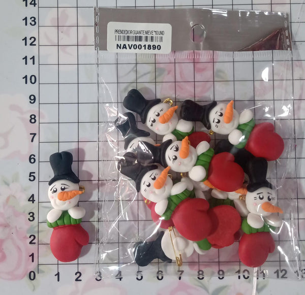 REF: NAV001890 NAV. PRENDEDOR GUANTE NIEVE X 10 UND