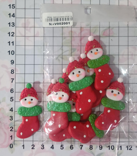 REF: NAV002001 NAV.PRENDEDOR NAVIDEÑO SURTIDO *10 UND SM