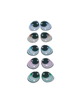 REF: 80000M152 ADH. OJOS RESINADOS # 36  * 5 PARES 1.5 CMS ALTO