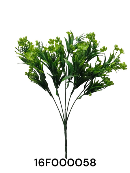 REF: 16F000058 FLORES ARTIFICIALES RAMO FOLLAJE VERDE REF 8435