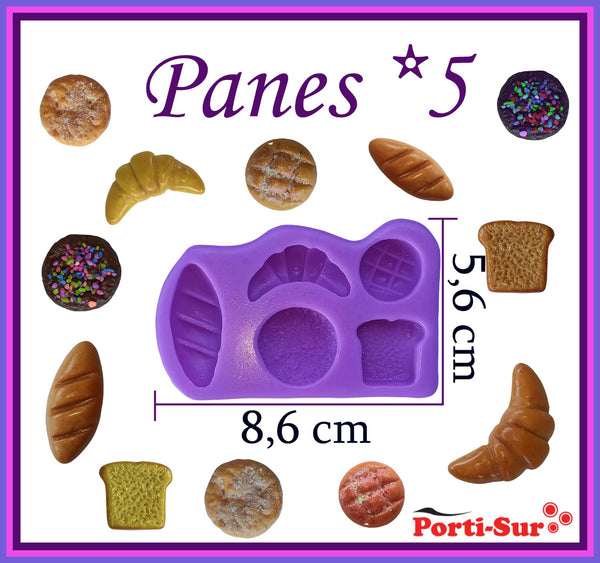 REF: 70000A263 MOLDE SILICONA PANES * 5