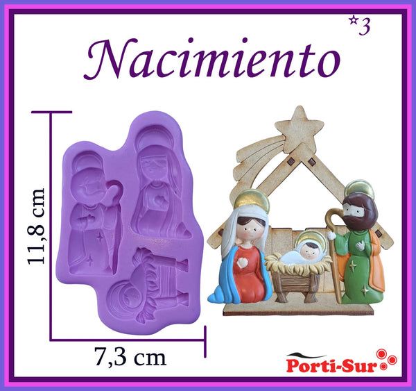 REF: 70000A274 MOLDE SILICONADO NACIMIENTO *3