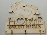 REF: 801000459 LASER COLGADERO HOME SWEET *3 23 ALTO *27 ANCHO (PROYECTO)