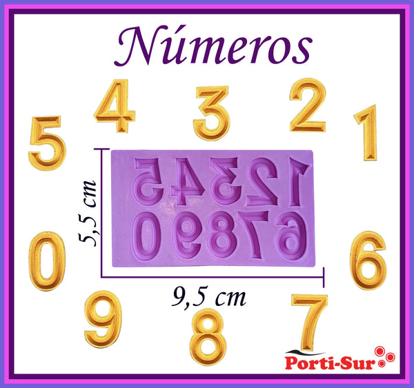 REF: 70000A277 MOLDE SILICONA NUMEROS