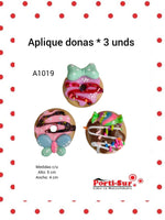 REF: A00001019 APLIQUE DONAS * 3 UNDS   *RL*