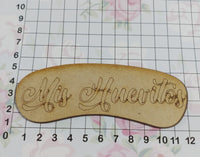 REF: 801000498 LASER APLIQUE AVISO MIS HUEVITOS 12 ANCHO *4 ALTO