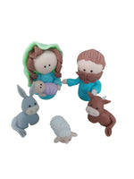 REF: NAV001260 NAV.PESEBRE SUELTO BURRO/ VACA Y OVEJA 5 ALTO *4 ANCHO