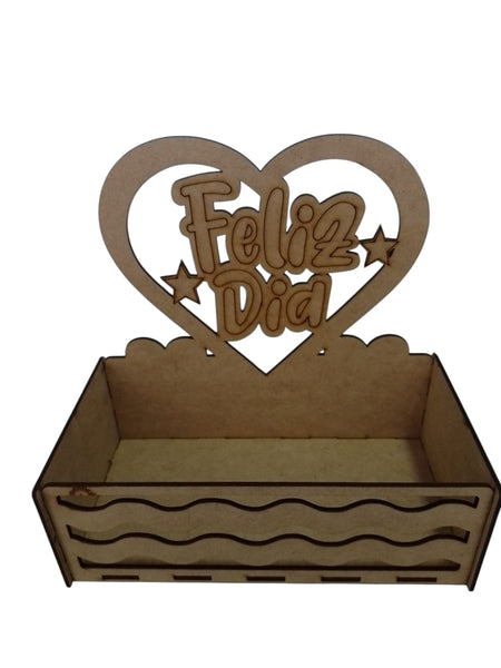 REF: 801000502 LASER CAJA CORAZON FELIZ DIA 19 ALTO 20 ANCHO 11 FONDO