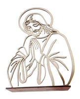 REF: 801000506 LASER JESUS ORANDO 26 CM ALTO 17 DE ANCHO BASE 5 CMS