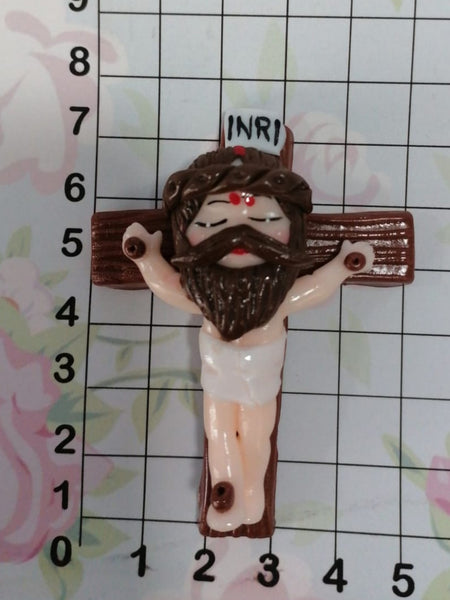 REF: A00001062 APLIQUE CRISTO CRUCIFICADO MED * UNIDAD LS