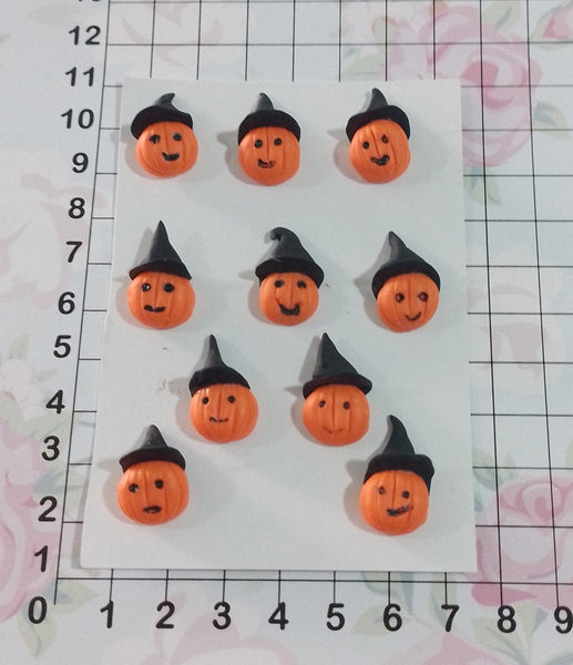 REF: HA0001254 HALLOW.APLIQUE CALABAZAS MINI  *10 UNDS  *VML*
