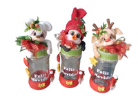 REF: NAV100510 NAV.FRASCO NAVIDEÑO MED FIGURA SURTIDA 25 ALTO *9 ANCHO ER