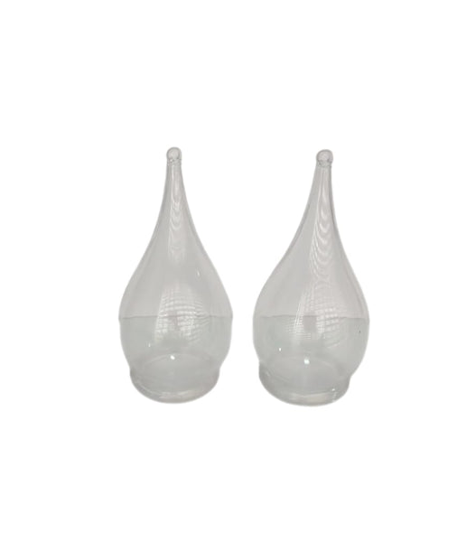 REF: 000001568 PLAST. BUBURJA CRISTAL TIPO LAGRIMA 11 ALTO 5 ANCHO 5 FONDO CAJA *525 UND