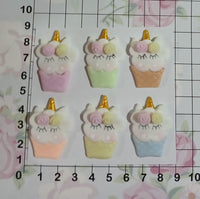 REF: A00001005 CUP CAKE UNICORNIO X 6 MD