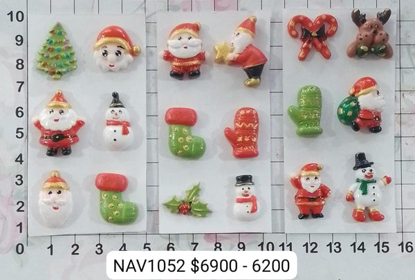REF: NAV001052 NAV.APLIQUE NAVIDEÑO PEQ *6 UND *LS*