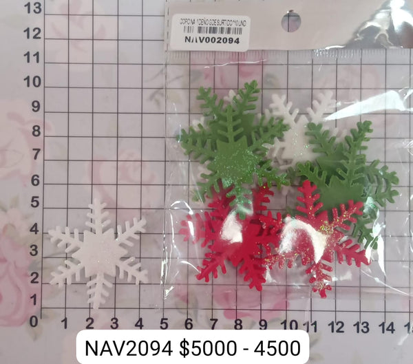 REF: NAV002094 NAV.COPOS NAVIDEÑOS GDS. STDOS.  *10 UNDS   *RD*