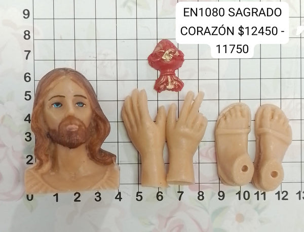 REF: EN0001080 BUSTO SAGRADO CORAZON  MEDIANO RESINA