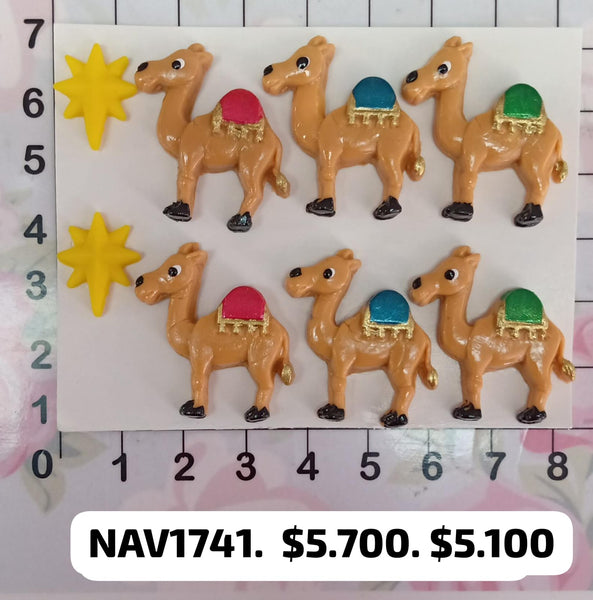 REF: NAV001741 NAV. APLIQUE CAMELLOS * 6 UNDS