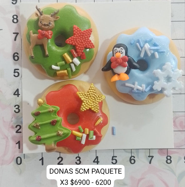 REF: NAV001054 NAV.APLIQUE DONAS NAVIDEÑAS 5 CM *3 UND *RL*