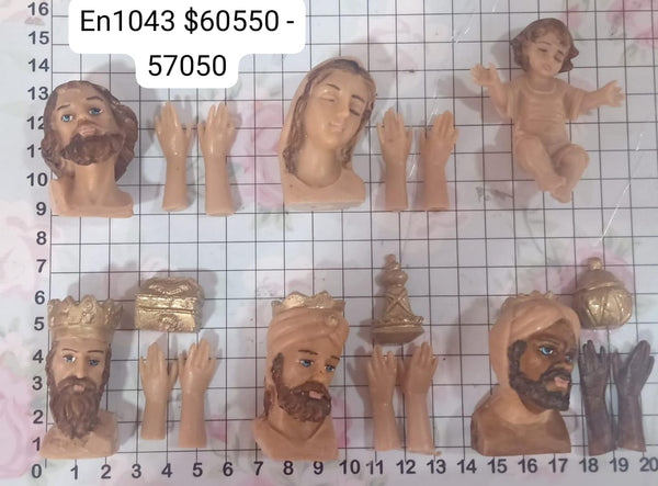 REF: EN0001043 PESEBRE MEDIANO RESINA  5 CM APROX.