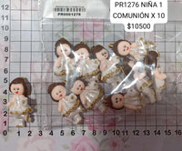 REF: PR0001276 PRENDEDOR NIÑA P.COMUNION * 10 UNDS.  *CTD*