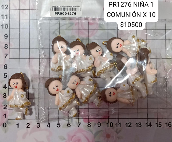 REF: PR0001276 PRENDEDOR NIÑA P.COMUNION * 10 UNDS.  *CTD*