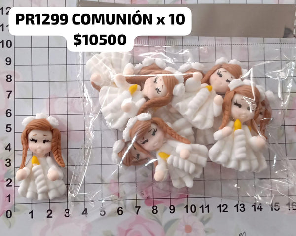 REF: PR0001299 PRENDEDOR 1A. COMUNION NIÑ@ *10 UNDA.  *YS*